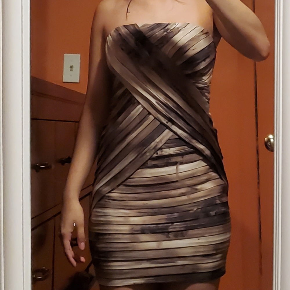 Guess strapless dress